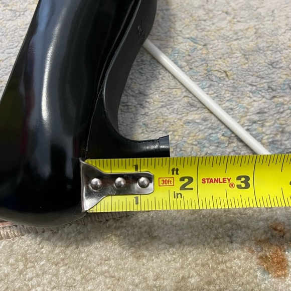 NIB Women's Size 6 Coach G1993 Unipump Jet Mirror Leather 1.5" Heels In Black - Picture 7 of 12